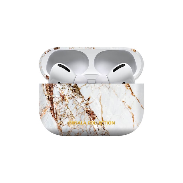 ONSALA COLLECTION Airpods Pro Case White Rhino Marble