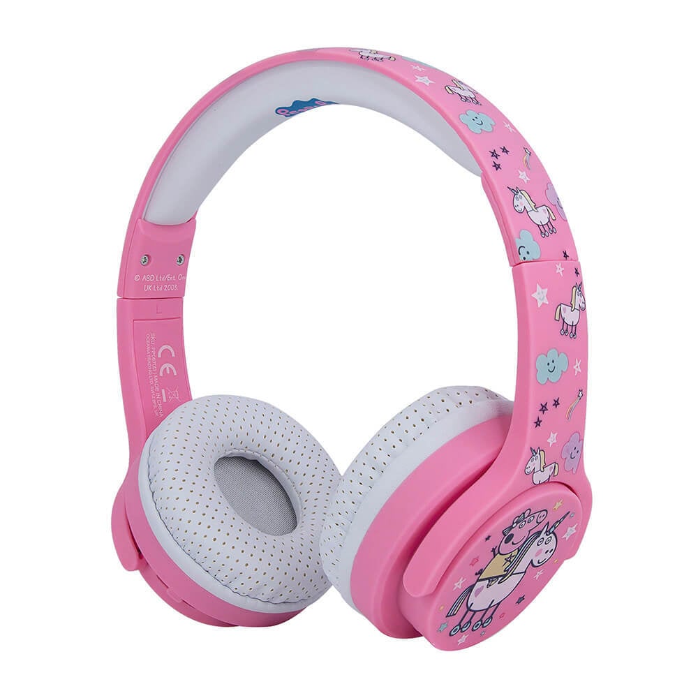PEPPA PIG Hovedtelefon Junior Bluetooth On-Ear 85dB Trådløs Rosa Unicorn |  Elgiganten