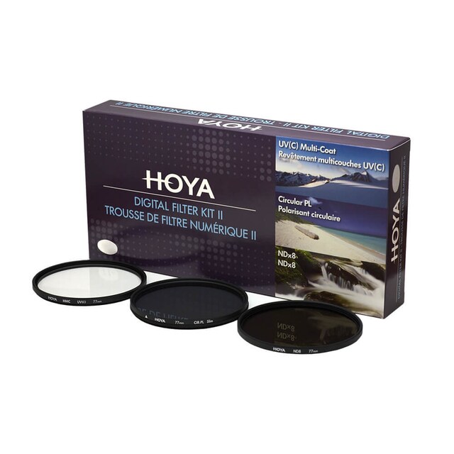 HOYA Filterkit UV(C) Pol.Circ. NDx8 77mm