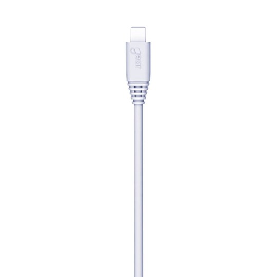 GEAR Lader 220V 2xUSB 2,4A USB-C Rund Kabel 1m gen2 Hvid | Elgiganten