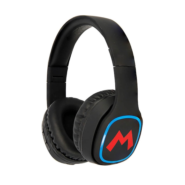 SUPER MARIO Hovedtelefon Teen Bluetooth  Over-Ear 100dB Trådløs Mario Icon