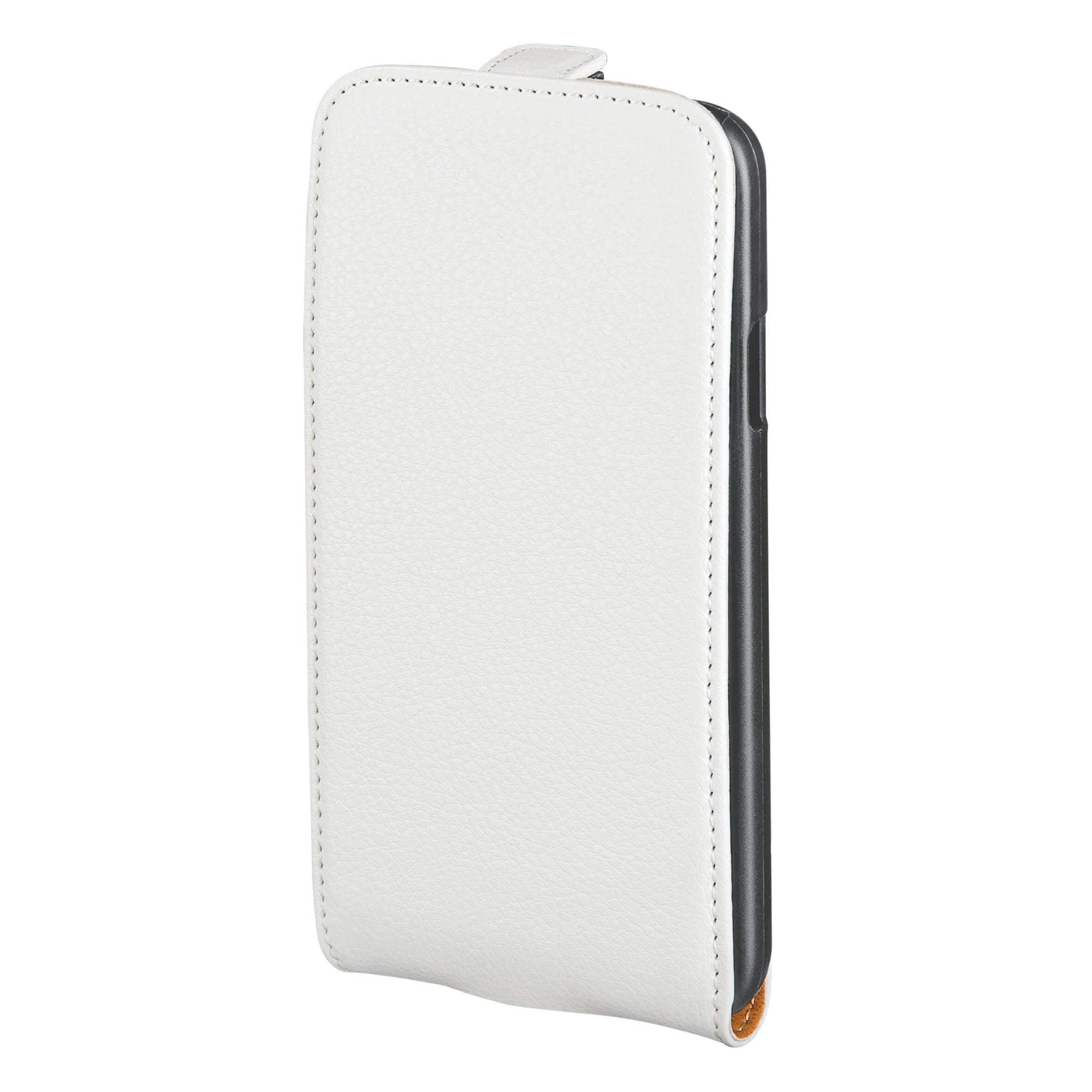 HAMA Mobiltaske iPhone 6/6s Plus Flip-Front Hvid Læder | Elgiganten