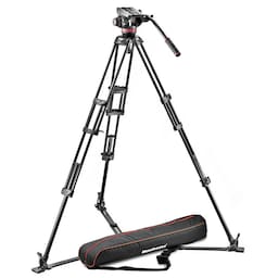 MANFROTTO Stativkit Aluminium VIDEO MVH502A,546GB-1 incl. Taske