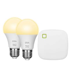 Aduro Smart Eria WarmWhite LED startersæt med Zigbee-hub AS15066046