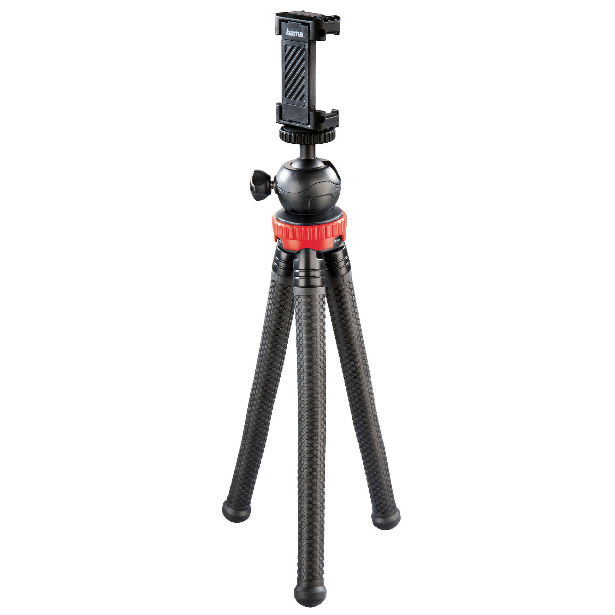 HAMA Bordstativ Kamera, Smartphone & GoPro FlexPro 27 cm Rød | Elgiganten