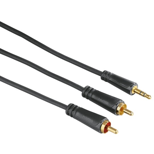 HAMA Audio Kabel 3,5mm Jack-2 Phono 10,0m TL | Elgiganten