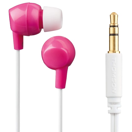THOMSON Hovedtelefon In-Ear EAR3106BL Volumespær 85dB Rosa | Elgiganten