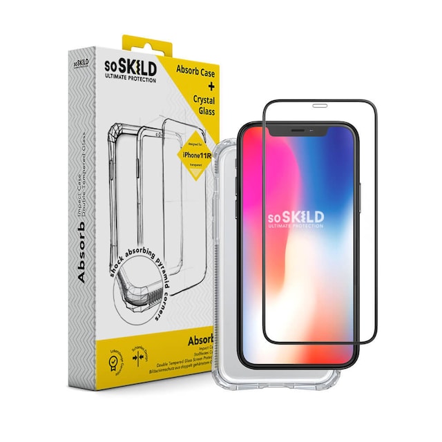 SOSKILD Mobil Cover Absorb 2.0 Impact Case Bundle iPhone 11 Pro incl. Hærdet Glas