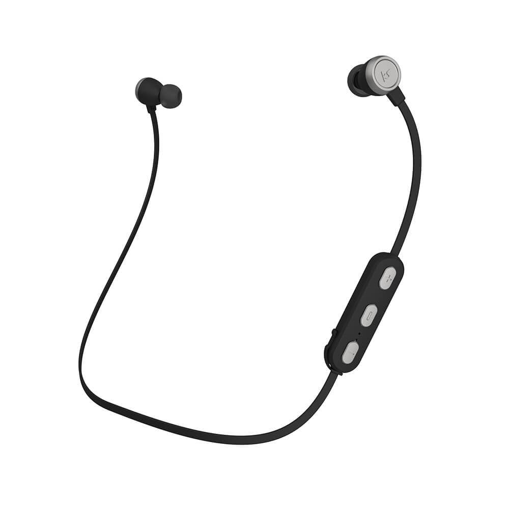 KITSOUND Hovedtelefon Hudson In-Ear Trådløs Sølv | Elgiganten