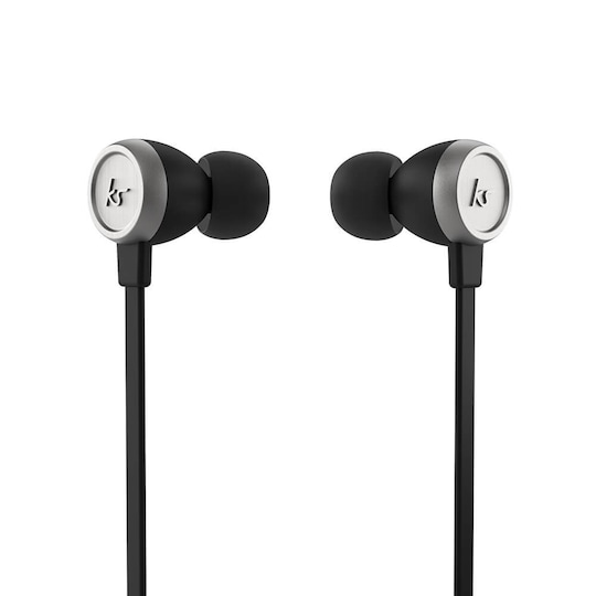 KITSOUND Hovedtelefon Hudson In-Ear Trådløs Sølv | Elgiganten