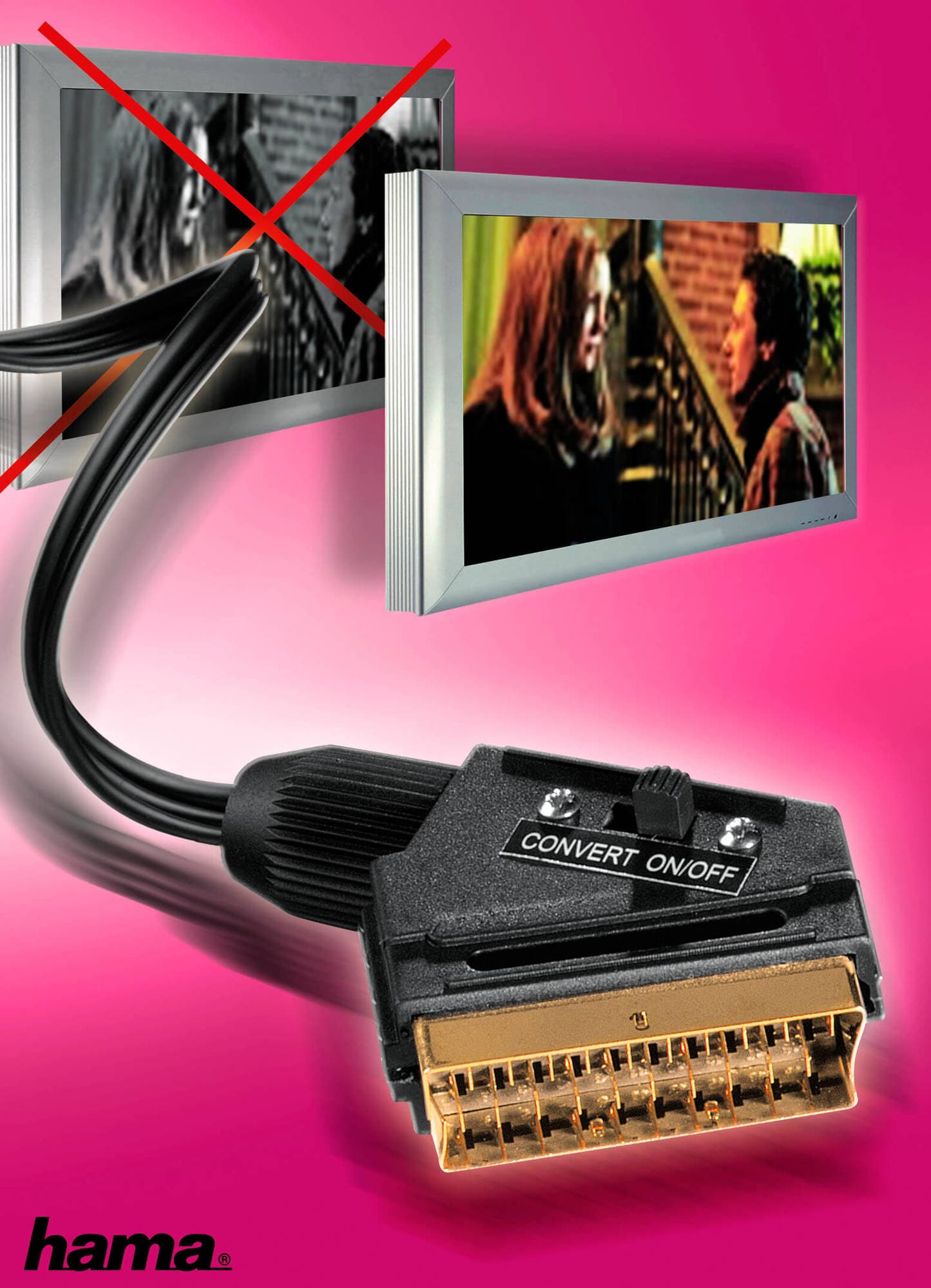 HAMA Kabel PC-TV 3,5mm Jack/S-VHS/Scart 5.0m | Elgiganten