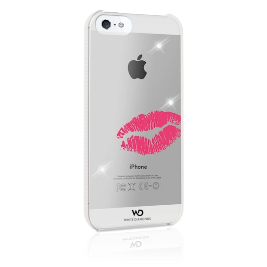 WHITE-DIAMONDS Cover iPhone 5/5S/SE Lipstick Kiss Rosa | Elgiganten