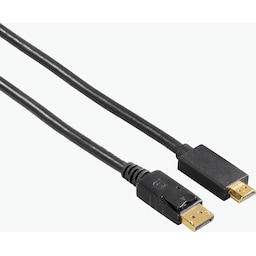 HAMA Kabel Displayport-HDMI 1,8m Guldbelagt TL