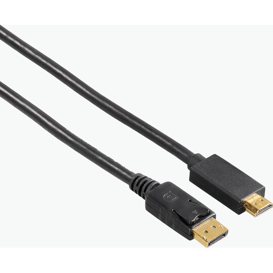 HAMA Kabel Displayport-HDMI 1,8m Guldbelagt TL | Elgiganten