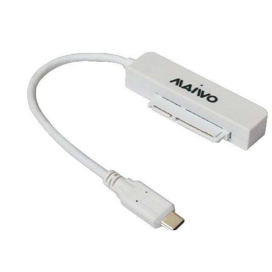 Maiwo K104AG1 5Gbps USB3.1GEN 1 til 2,5 ""HDD / SSD 12.5mm SATA III adapter  med 10cm USB-kabel C | Elgiganten