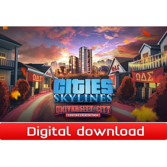 Cities Skylines - Content Creator Pack University City - PC Windows