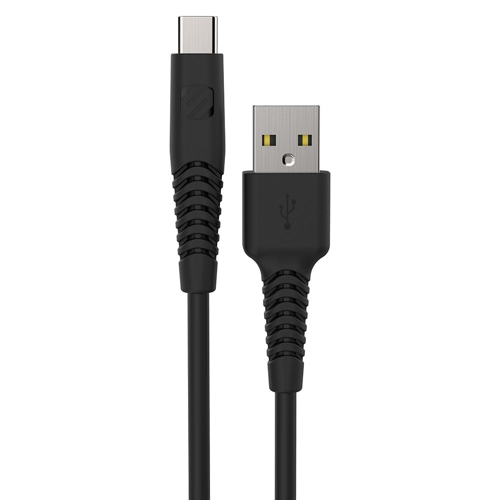 Scosche Heavy Duty USB A-C kabel 1,2m - Sort | Elgiganten