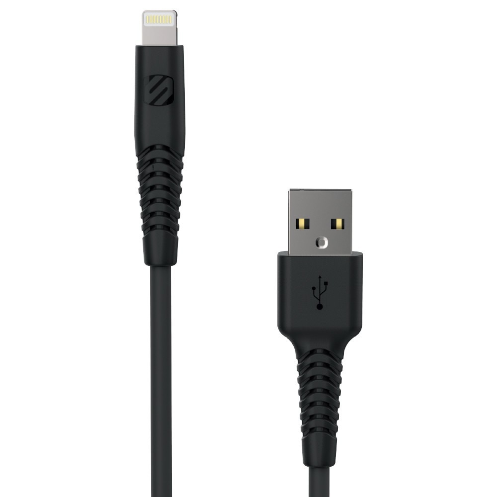 Scosche Heavy Duty USB A-Lightning kabel 1,2m - Sort | Elgiganten