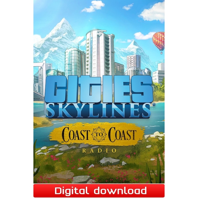 Cities Skylines DLC Coast to Coast Radio - PC Windows,Mac OSX