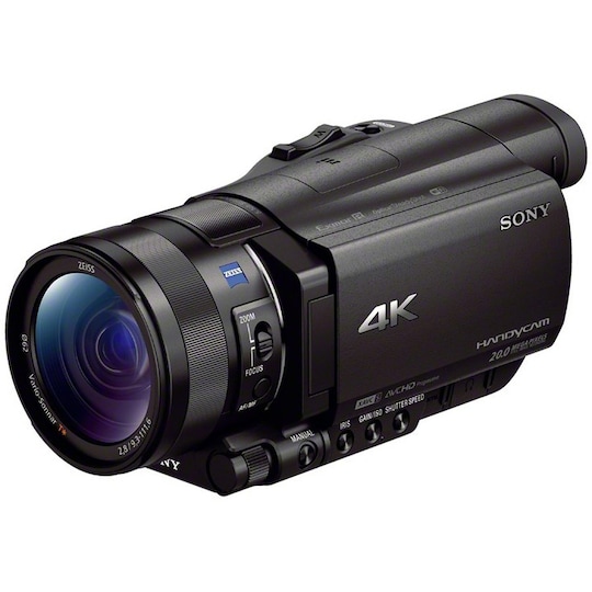 Sony FDR-AX100 4K videokamera | Elgiganten