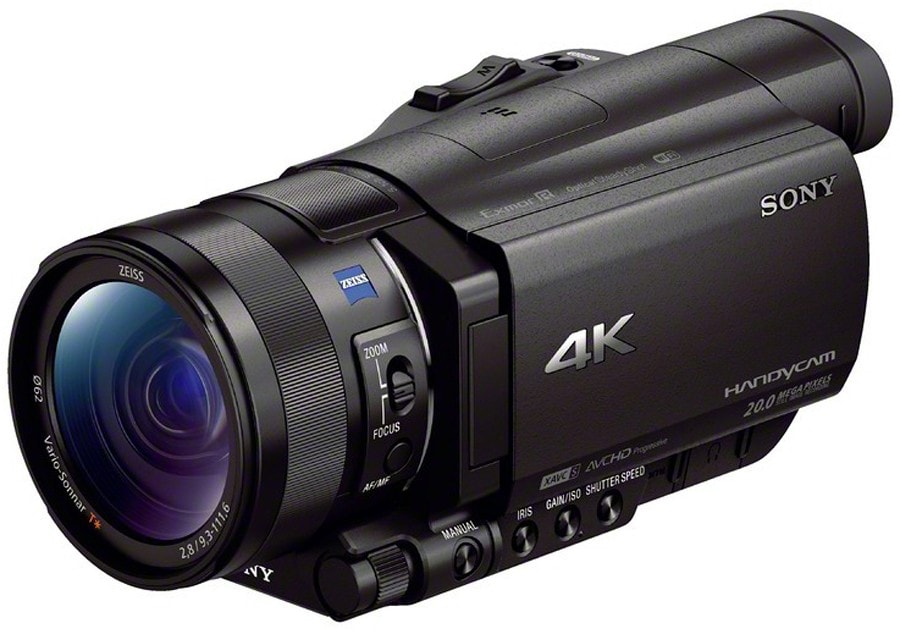 Sony FDR-AX100 4K videokamera (sort) | Elgiganten