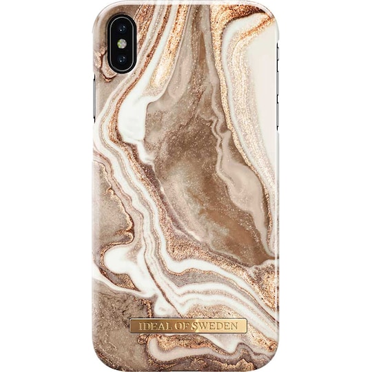 iDeal of Sweden cover til iPhone Xs Max (golden sand marble