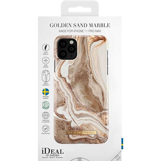 iDeal of Sweden cover til iPhone 11 Pro Max (golden sand marble) |  Elgiganten