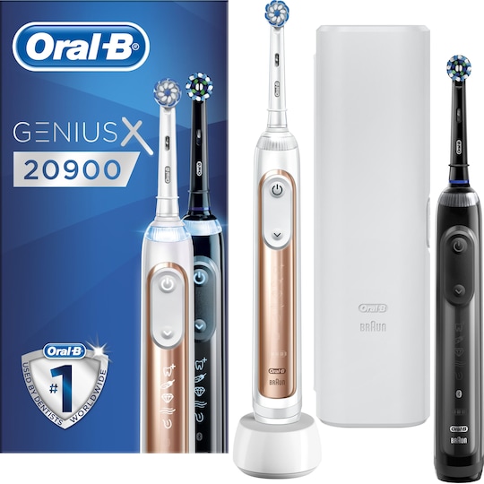 Oral-B Genius X elektrisk tandbørste Double Body special edition 20900 |  Elgiganten