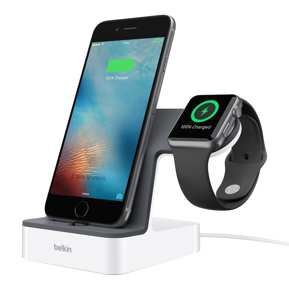 Belkin PowerHouse charge dock til Apple Watch + iPhone | Elgiganten