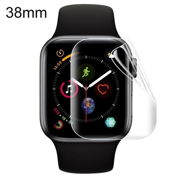 Blød Fuldskærmsbeskyttelse til Apple Watch 38 mm - Tilbehør ure og  wearables - Elgiganten