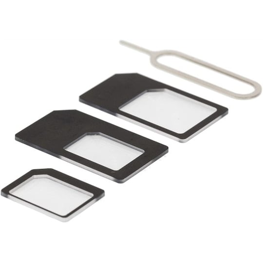 DELTACO SIMkortsadapter för micro/mini/nano-sim | Elgiganten