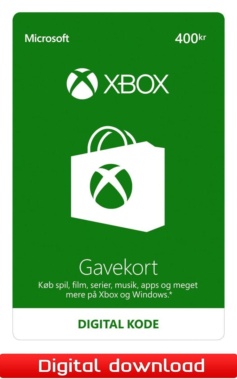 Xbox Live gavekort 400 DKK