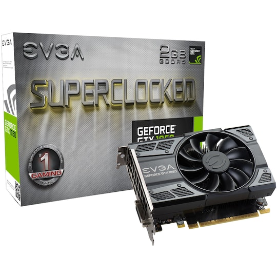 EVGA GeForce GTX 1050 SC Gaming grafikkort - 2G | Elgiganten