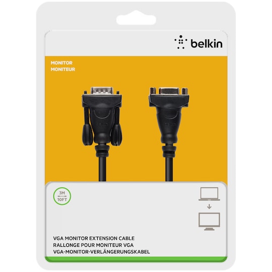 Belkin VGA forlængerkabel - 3 m