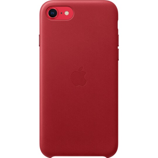 iPhone SE Gen. 2 lædercover (rød) | Elgiganten