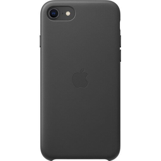 iPhone SE Gen. 2 lædercover (sort) | Elgiganten