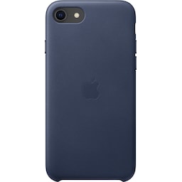 iPhone SE Gen. 2 lædercover (Midnight Blue)