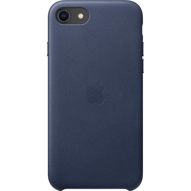 iPhone SE Gen. 2 lædercover (Midnight Blue)