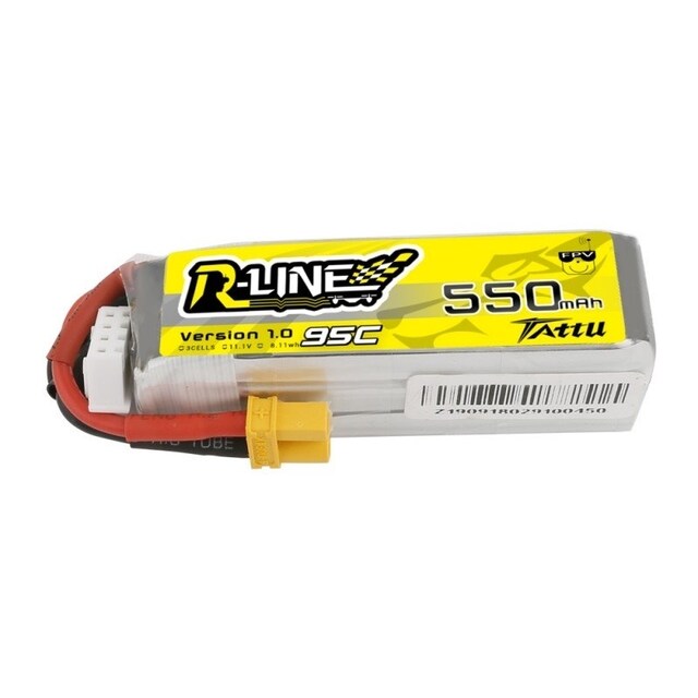 3s   550mAh - 95C - Gens Ace Tattu R-Line XT30