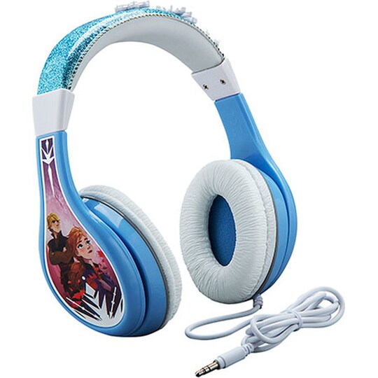 Disney Frozen 2 around-ear høretelefoner (blå/hvid) | Elgiganten
