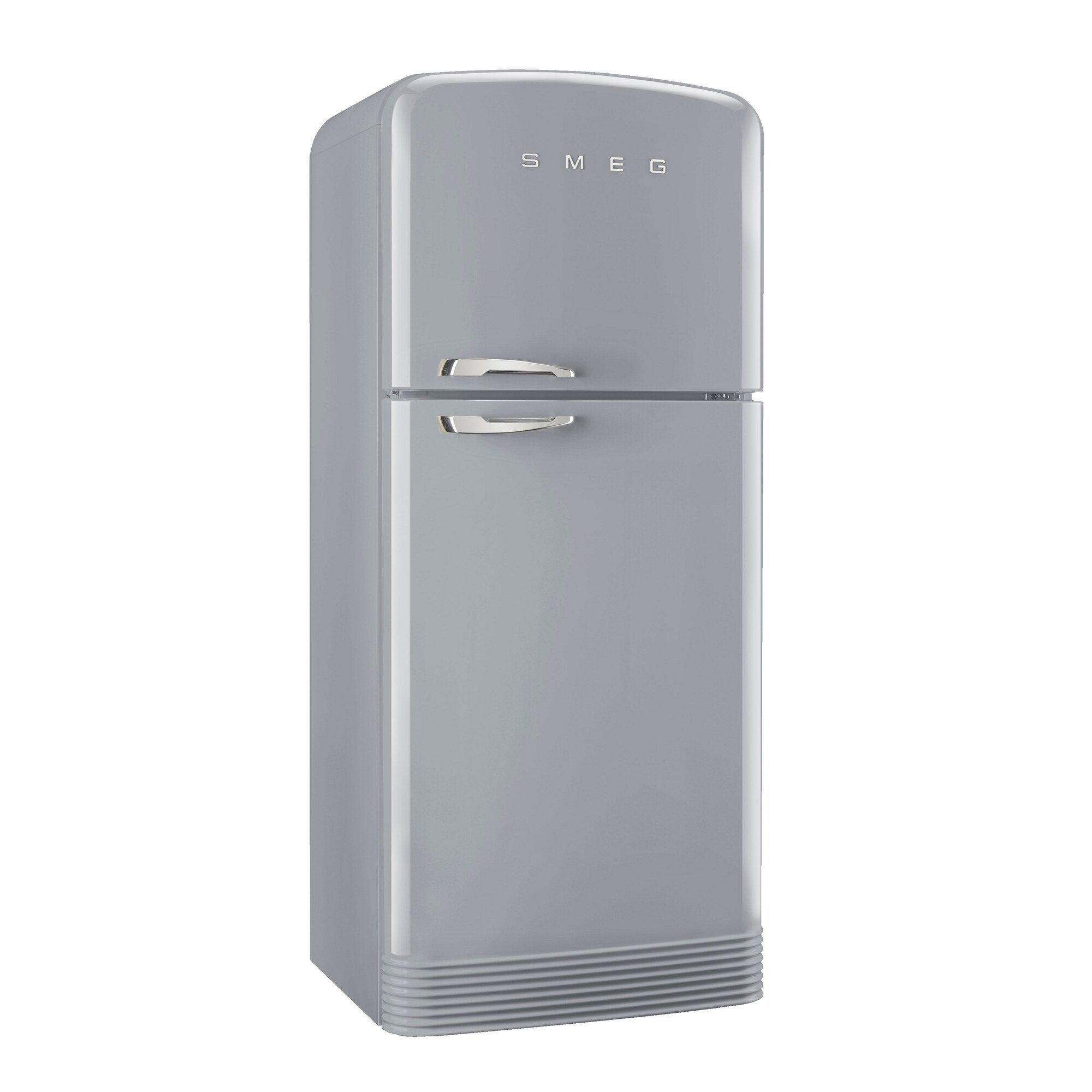 Smeg 50s style køleskab/fryser FAB50RSV (sølv) - Køleskabe ...