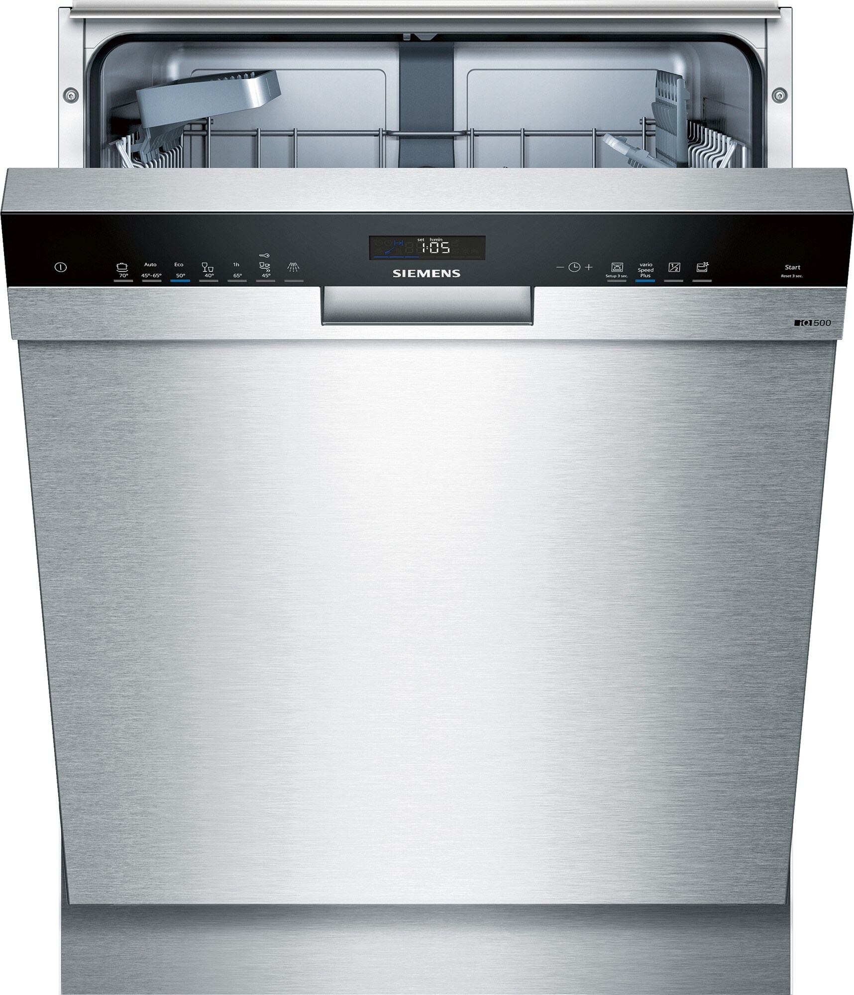 Siemens opvaskemaskine SN457S01JS (rustfri stål) | Elgiganten