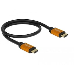 Delock 85.726 High Speed ​​HDMI-kabel 0.5m 8K 60Hz 7680x 4320 Dynamic HDR 48 Gbps eARC Game Mode VVR Pure kobber 99,99%