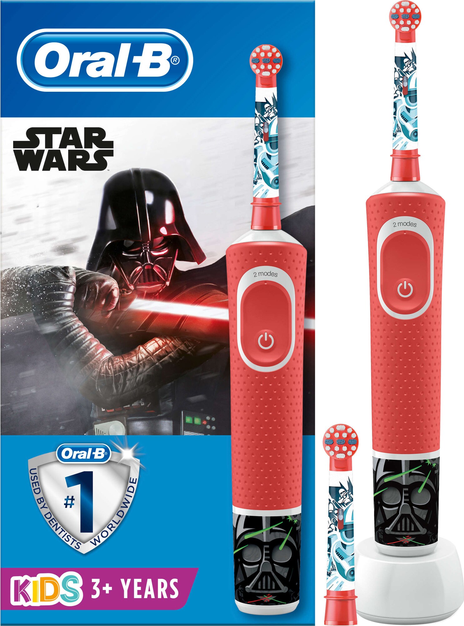 Oral-B Vitality 100 Kids Star Wars elektrisk tandbørste - Elektriske  tandbørster - Elgiganten