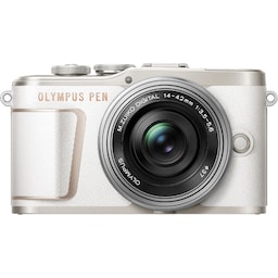 Olympus Pen kompaktkamera værdisæt E-PL10 (hvid)