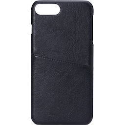 Onsala iPhone 6 Plus/7 Plus/8 Plus lædercover med pung (sort)