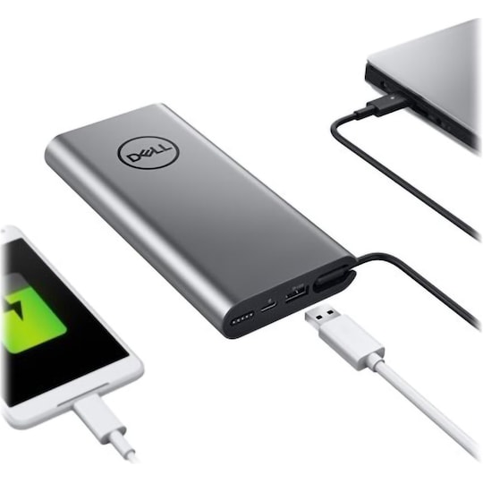Dell USB-C Notebook Power Bank Plus oplader til bærbar computer | Elgiganten