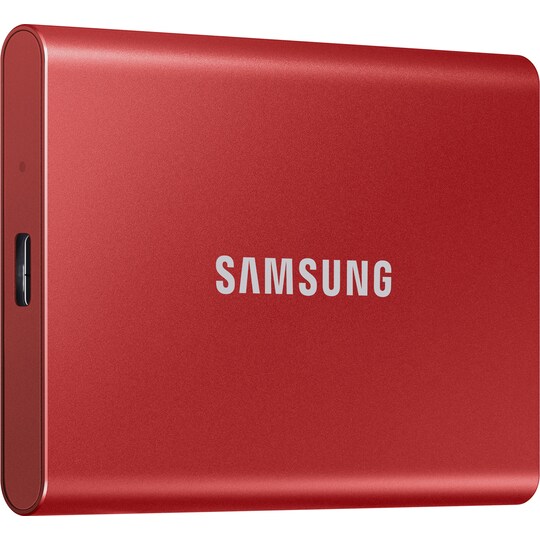 Samsung T7 ekstern SSD 1 TB (rød) | Elgiganten