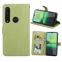Mobil tegnebog 3-kort Motorola Moto G8 Play (XT2015-2)  - grøn