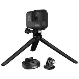 GoPro stativbeslag, quick-release-beslag og ministativ